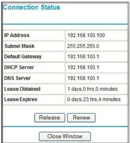 NETGEAR WNR2200 - Connection Status - 1