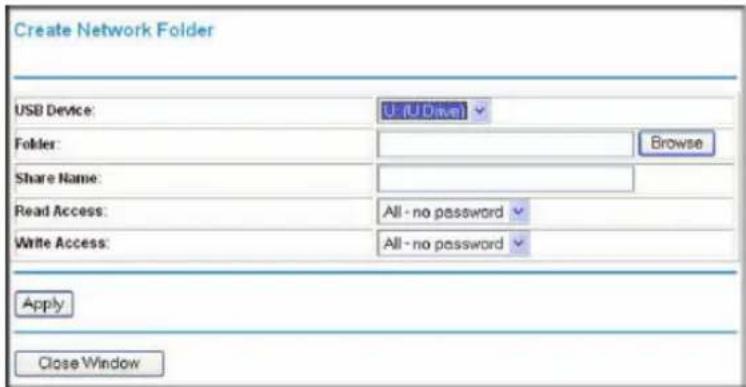 NETGEAR WNR2200 - Creating a Network Folder - 1
