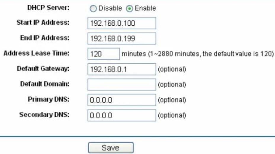 TP-LINK SafeStream TL-R600VPN - DHCP Settings - 1