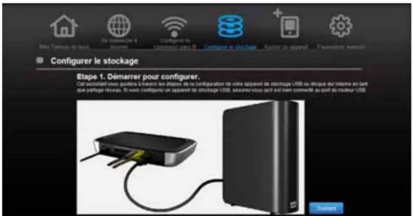 WESTERN DIGITAL My Net N750 - Configuration du stockage externe - 2