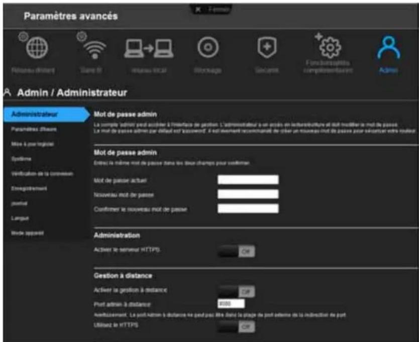 WESTERN DIGITAL My Net N750 - Modification du mot de passe Administrateur - 2