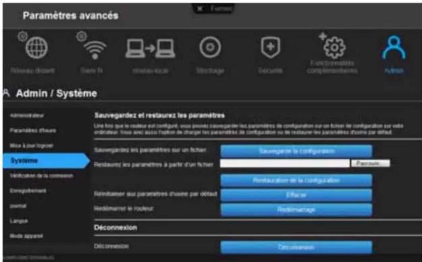 WESTERN DIGITAL My Net N750 - AVERTISSEMENT ! Pour éviter de perdre des données, arrêtez toutes les activités de réseau et de lecture/écriture avant de redémarrer. - 1