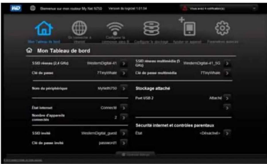 WESTERN DIGITAL My Net N750 - Configuration d'un nouveau routeur - 5