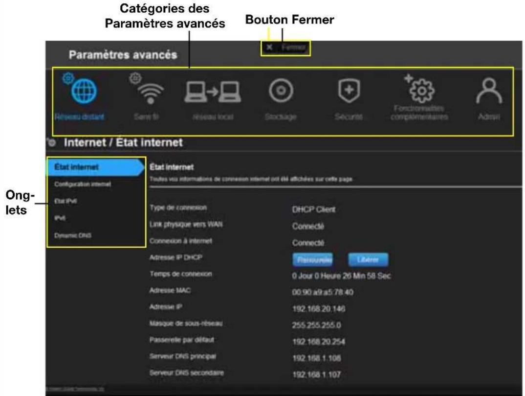WESTERN DIGITAL My Net N750 - Paramètres avancés - 2