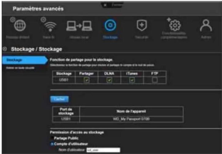 WESTERN DIGITAL My Net N750 - Configuration du stockage externe - 3