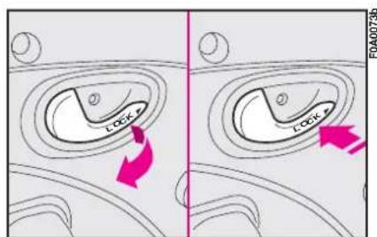 FIAT Doblo (2005) - Opening/closing from the inside (Fiat Doblò Passenger Transport/Combi versions) - 2