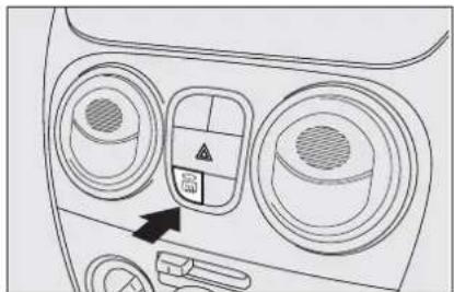 FIAT Fiorino (2009) - ACTIVATION OF INTERNAL AIR RECIRCULATION - 1