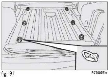 FIAT Fiorino (2009) - REPOSITIONING THE REAR SEAT - 1