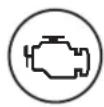 FIAT Fiorino (2009) - MINIMUM ENGINE OIL LEVEL (red) - 1