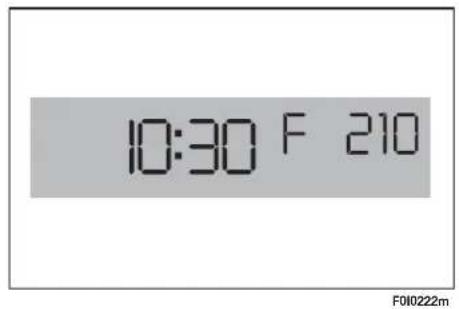 FIAT Punto (2003) - TRIP button (for multifunction display and reconfigurable multifunction display) - 5