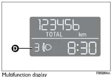 FIAT Punto (2003) - HEADLIGHT SLANT ADJUSTING DEVICE - 3