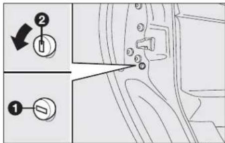 FIAT Punto (2003) - CHILD LOCK (5-door versions) - 1