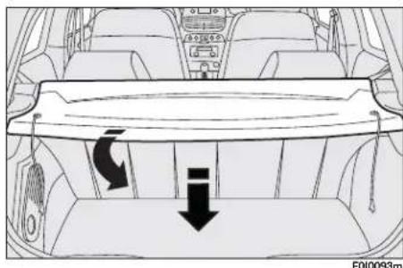 FIAT Punto (2003) - REAR WINDOW SHELF REMOVAL - 3
