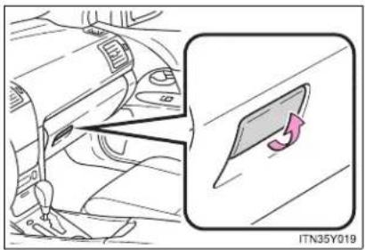 TOYOTA Avensis (2012) - Glove box - 1
