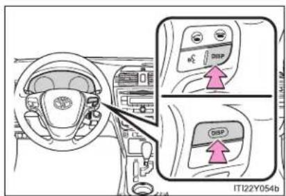 TOYOTA Avensis (2012) - Switch the display - 2