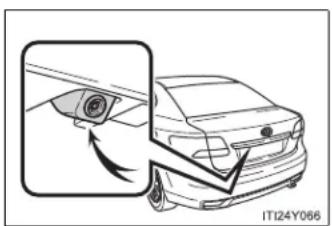 TOYOTA Avensis (2012) - ■ Rear view monitor system camera - 1