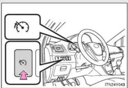 TOYOTA Avensis (2012) - Setting the vehicle speed - 1