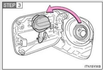 TOYOTA Avensis (2012) - 1-5. Refueling - 1