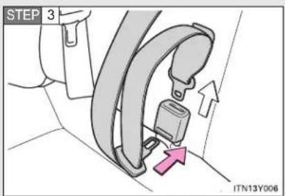 TOYOTA Avensis (2012) - 1-3. Adjustable components (seats, mirrors, steering wheel) Rear seats - 3