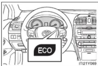 TOYOTA Avensis (2012) - ■ Eco Driving Indicator Light (if equipped) - 1