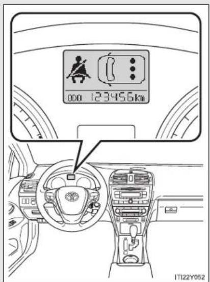 TOYOTA Avensis (2012) - Multi-information display - 1