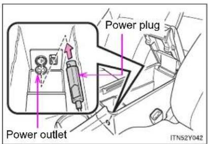 TOYOTA Avensis (2012) - STEP 13 Connect the compressor power plug. - 1