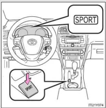 TOYOTA Avensis (2012) - ■ Selecting a driving mode - 1