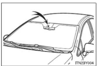 TOYOTA Avensis (2012) - ■ Headlight control sensor (if equipped) - 1