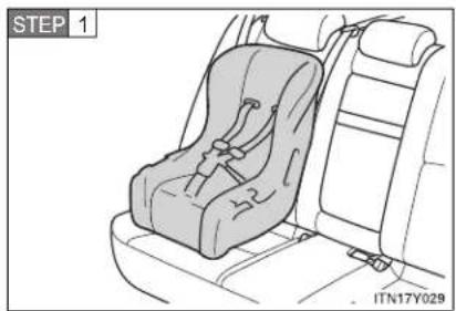 TOYOTA Avensis (2012) - ■ Forward-facing — Child seat - 1