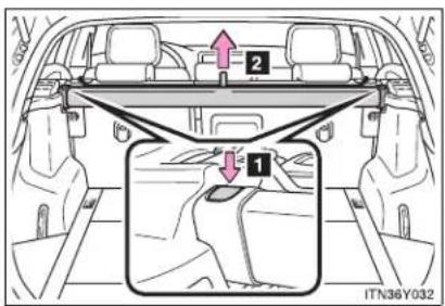 TOYOTA Avensis (2012) - Removing the separation net - 1