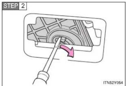 TOYOTA Avensis (2012) - If you cannot operate the back door opener (wagon) - 2