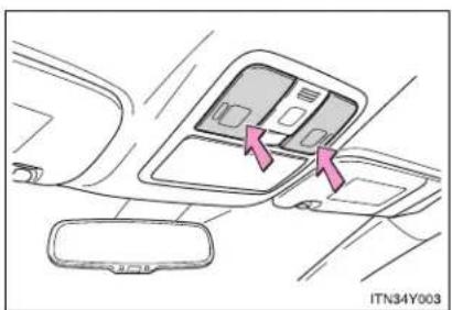 TOYOTA Avensis (2012) - Personal/interior lights - 1