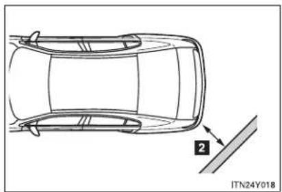 TOYOTA Avensis (2012) - Sensor detection distance and buzzer - 2
