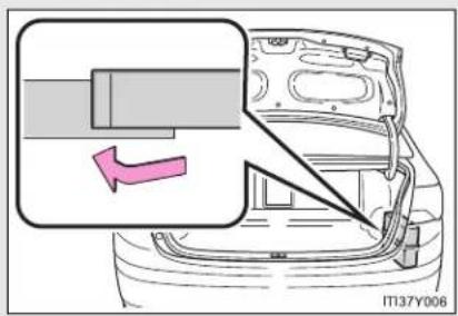 TOYOTA Avensis (2012) - Trunk features (sedan) - 2