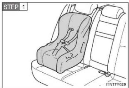 TOYOTA Avensis (2013) - ■ Forward-facing — Child seat - 1