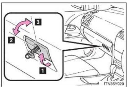TOYOTA Avensis (2013) - Glove box - 2