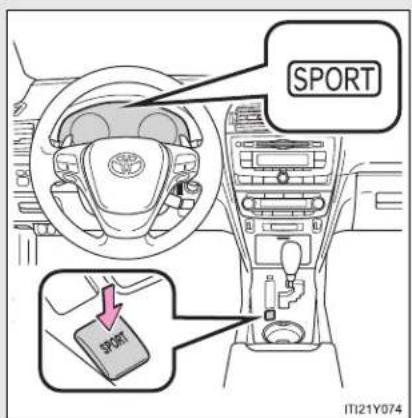 TOYOTA Avensis (2013) - ■ Selecting a driving mode - 1