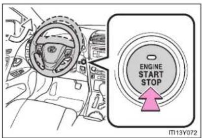 TOYOTA Avensis (2013) - Auto tilt away (vehicles with power tilt & telescopic steering wheel) - 1