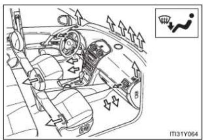 TOYOTA Avensis (2013) - 3-1. Using the air conditioning system and defogger - 4