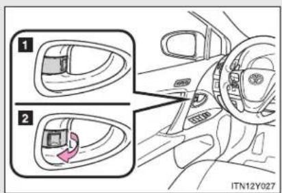 TOYOTA Avensis (2013) - 1-2. Opening, closing and locking the doors Side doors - 3