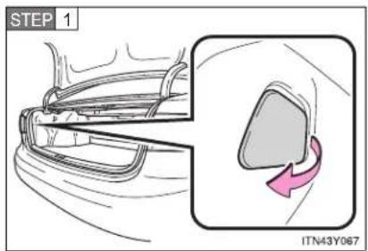 TOYOTA Avensis (2013) - ■ Rear turn signal light (sedan) - 1