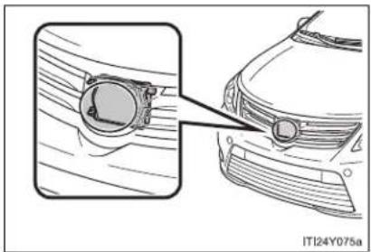 TOYOTA Avensis (2013) - Radar sensor - 1