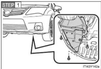 TOYOTA Avensis (2013) - ■ Front fog light (if equipped) - 1