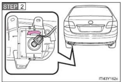 TOYOTA Avensis (2013) - ■ Rear fog light (sedan) - 2