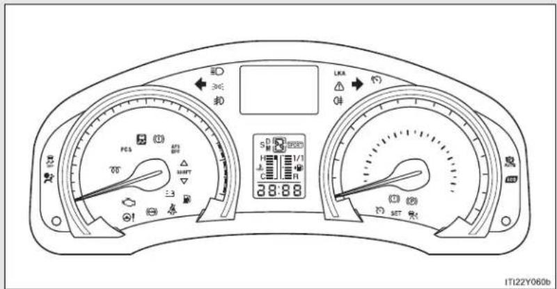 TOYOTA Avensis (2013) - Indicators and warning lights - 1