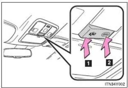 TOYOTA Avensis (2013) - Personal/interior light main switch - 1