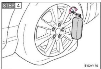 TOYOTA Avensis (2013) - Emergency repair method (type B) - 3