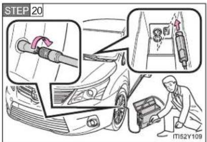 TOYOTA Avensis (2013) - 5-2. Steps to take in an emergency - 4