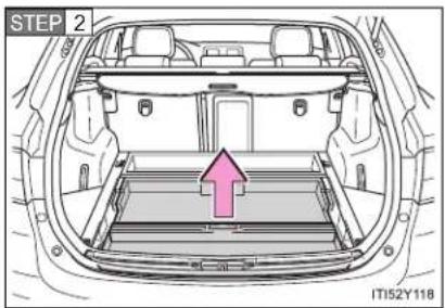 TOYOTA Avensis (2013) - Taking out the jack - 2