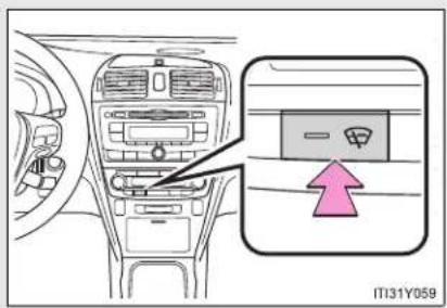 TOYOTA Avensis (2013) - 3-1. Using the air conditioning system and defogger Windshield wiper de-icer\* - 1